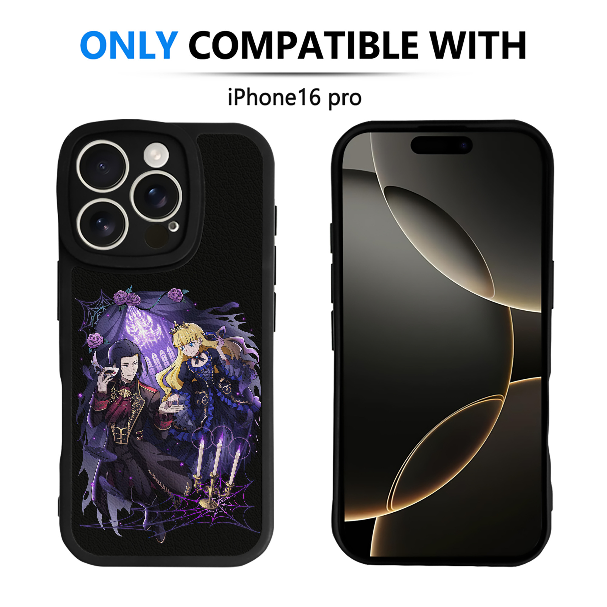 （画像用） 文豪ストレイドッグス Bungo Stray Dogs 【iPhone 16シリーズ対応】シリコンスマホケース（レザー調） 材質：シリコン